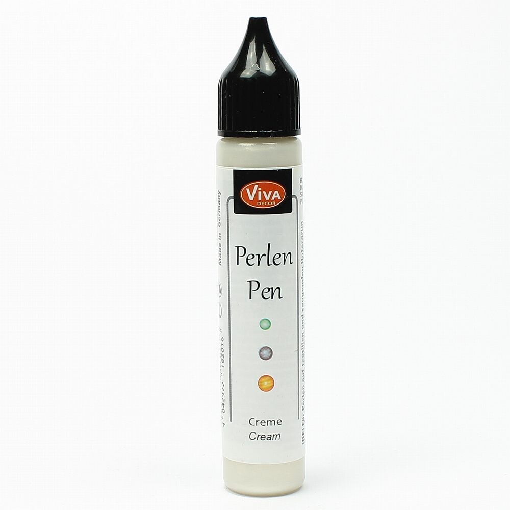 Perlen pen creme