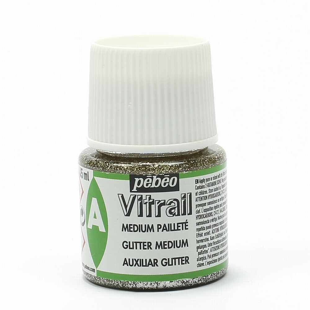 Pebeo vitrail glitter medium