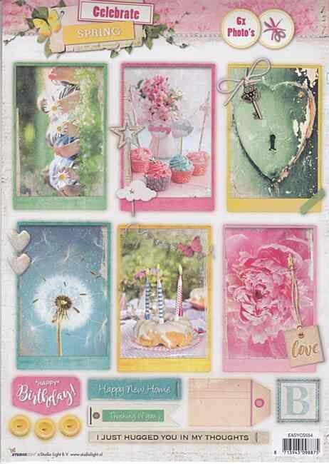 Die cut sheet  Celebrate spring