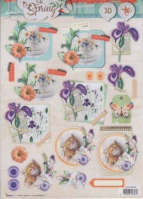 Die cut sheet  spring