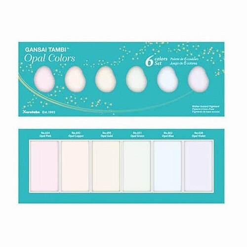 Gansai Tambi opal colors