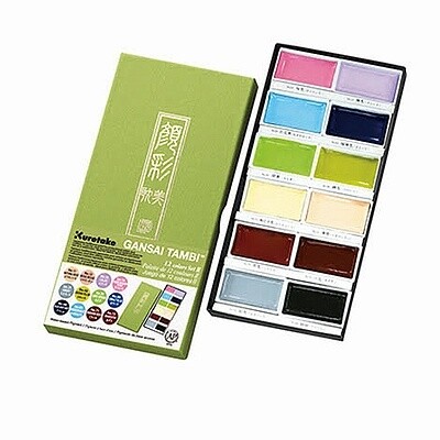 Gansai Tambi 12 color set pastel