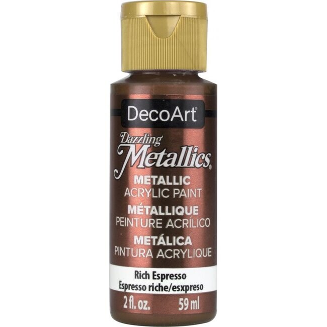 Dazzling Metallics  Rich espresso