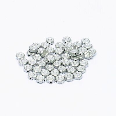 Acryl bloemen grijs Acryl bloemen grijs