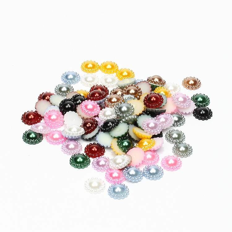 Acryl bloemen rond