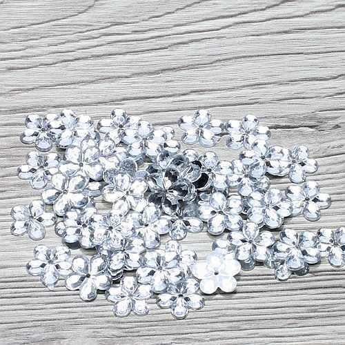 Acryl rhinestone bloemen