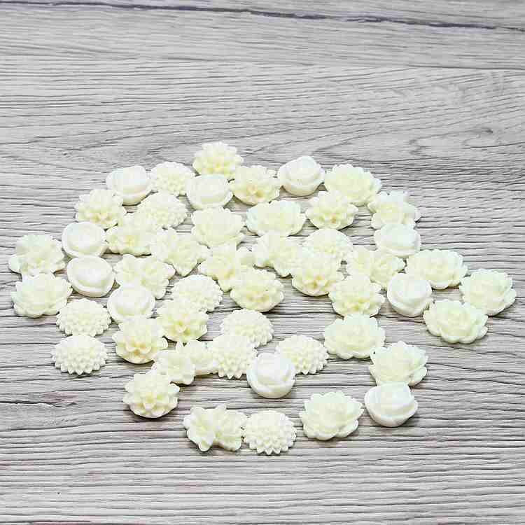 Acryl bloemen creme mix