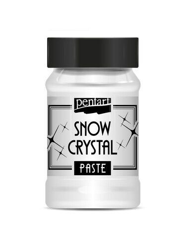 Snow crystal pasta pentart