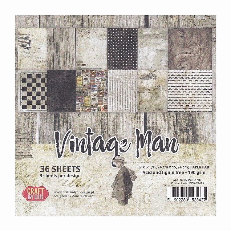 Paperpad Vintage man