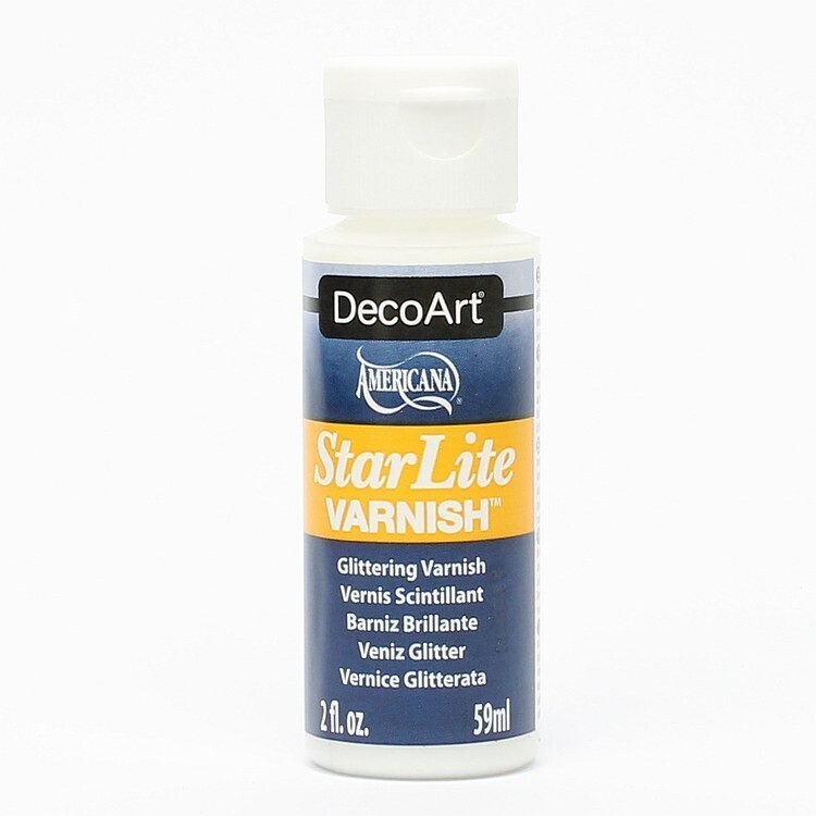 DecoArt StarLite glittering varnish