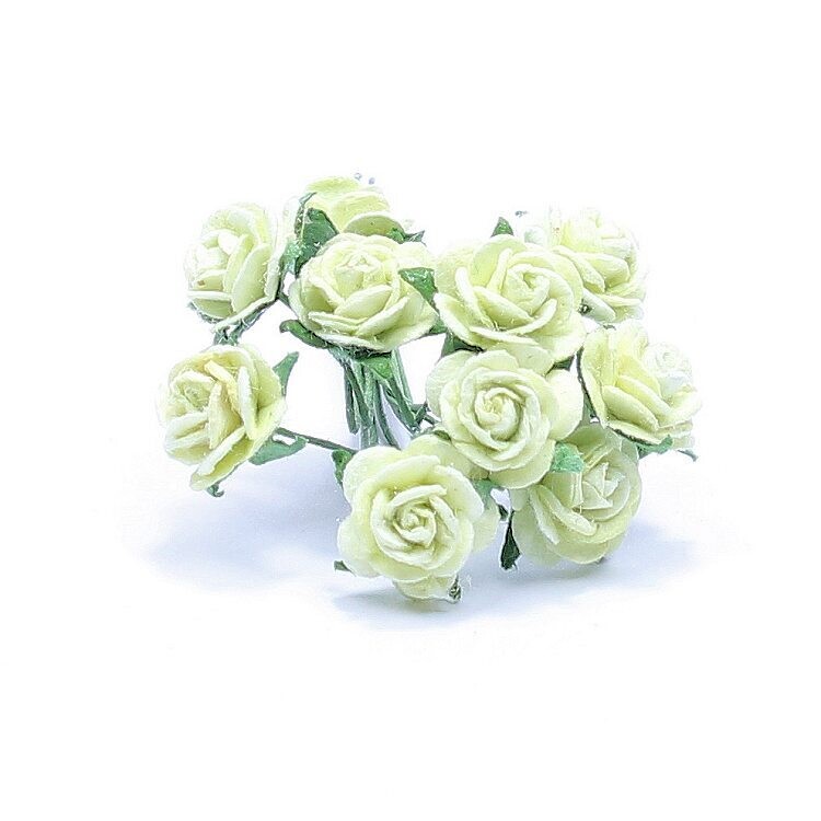 Bloemen roosjes licht groen