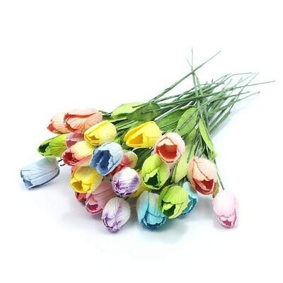 Tulpen mix gekleurd