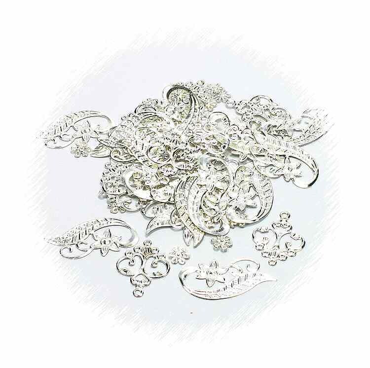 ornamenten set zilver