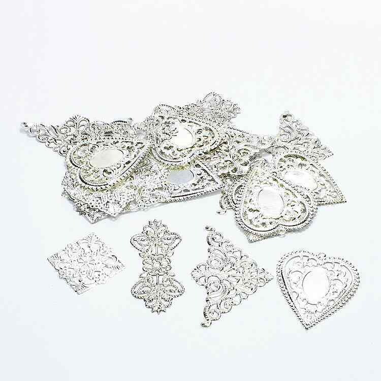 Decoratie set silver