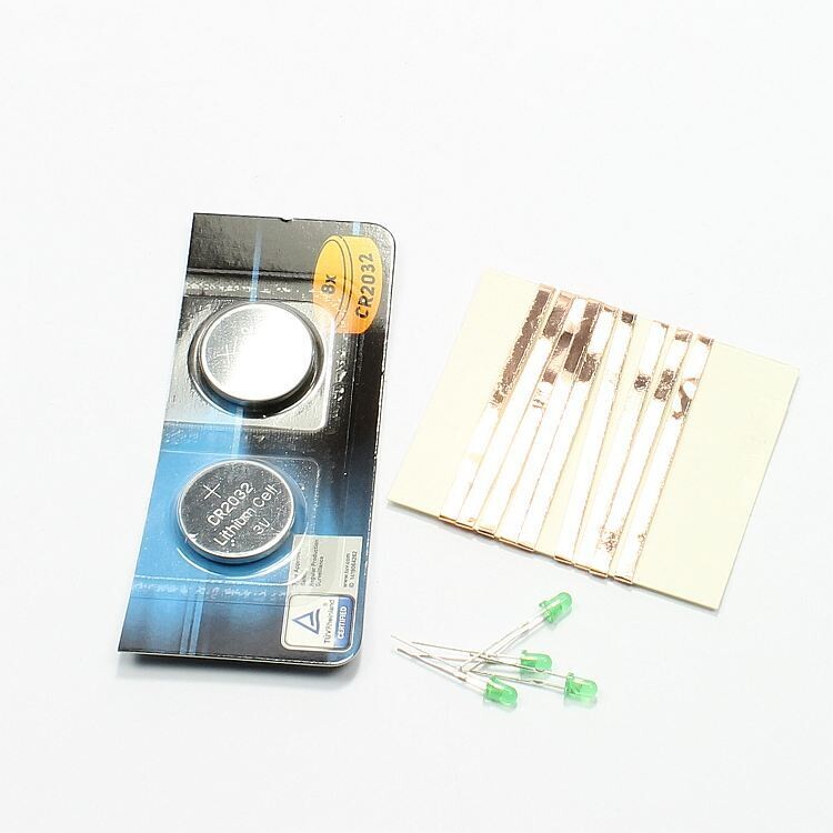 Led lights for cards 