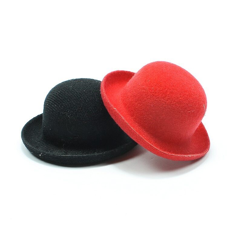 Bolhoedjes rood zwart