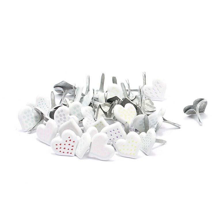 Brads set hearts