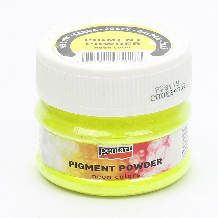 Pentart pigment powder neon yellow