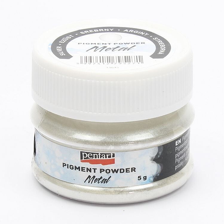 Pentart pigment powder metal silver