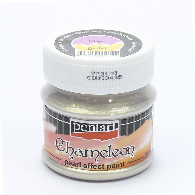 Chameleon parelmoer acrylverf lila gold