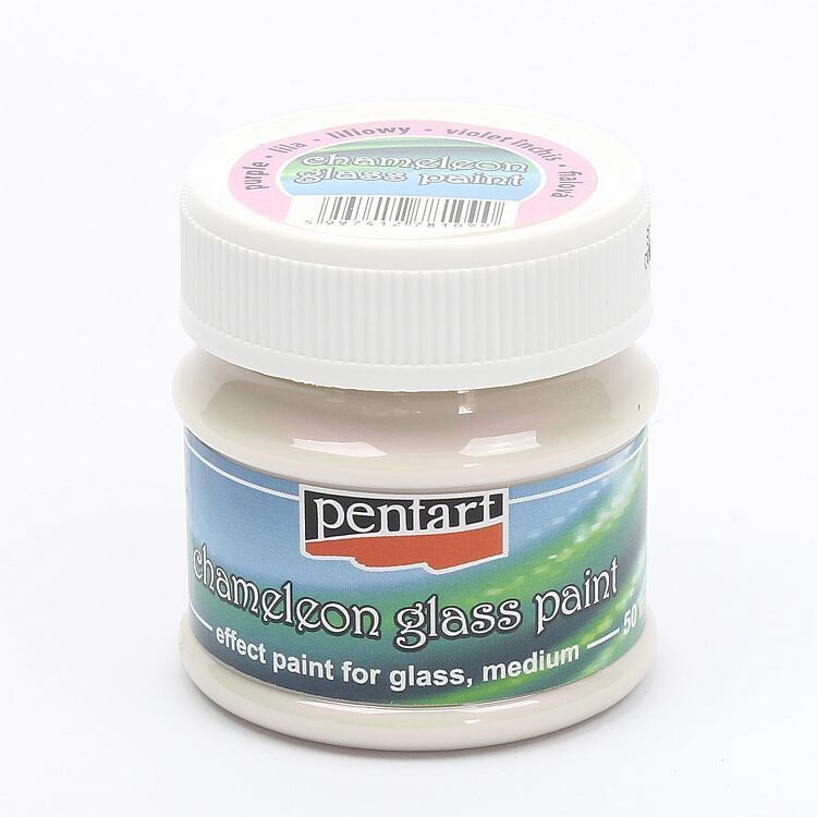 Chameleon parelmoer acryl glasverf lila