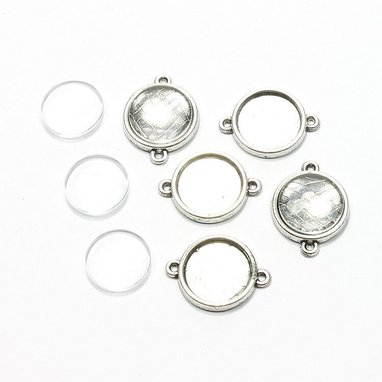 Frame set rond zilver