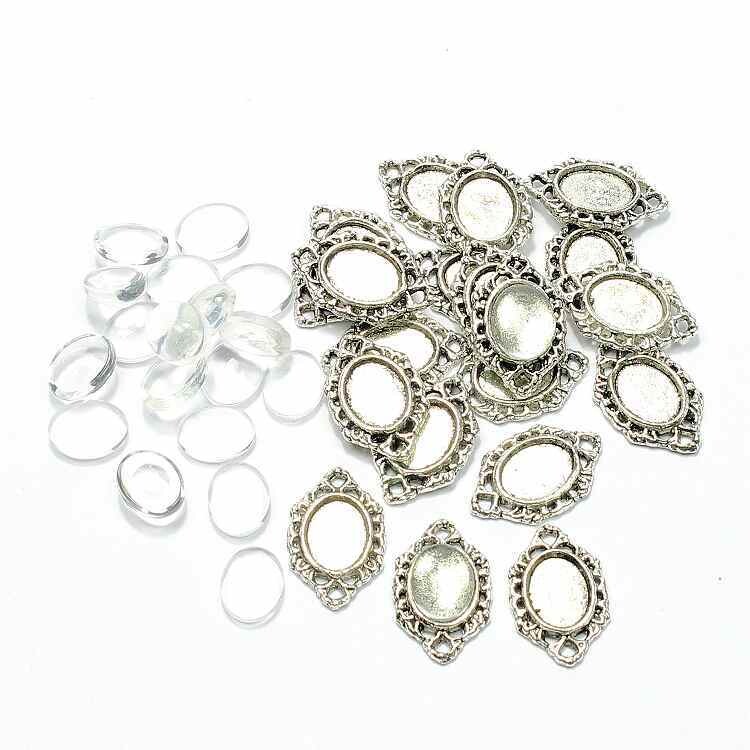 Frame set mini zilver