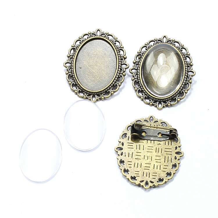 Broche set brons