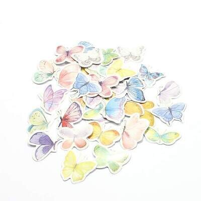 Mini stickers vlinders