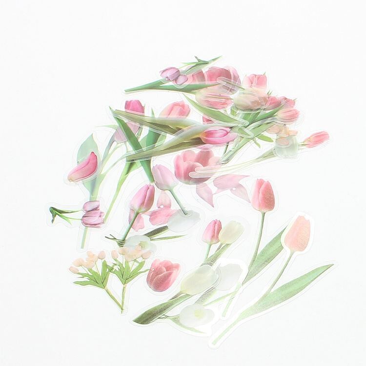 Mini stickers Tulpen