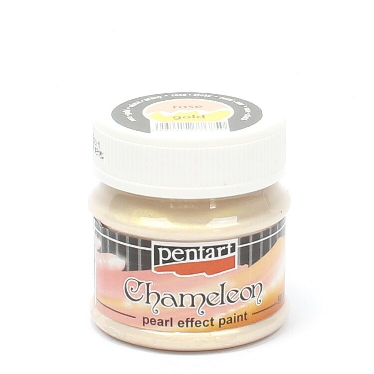 Chameleon parelmoer acrylverf rose gold