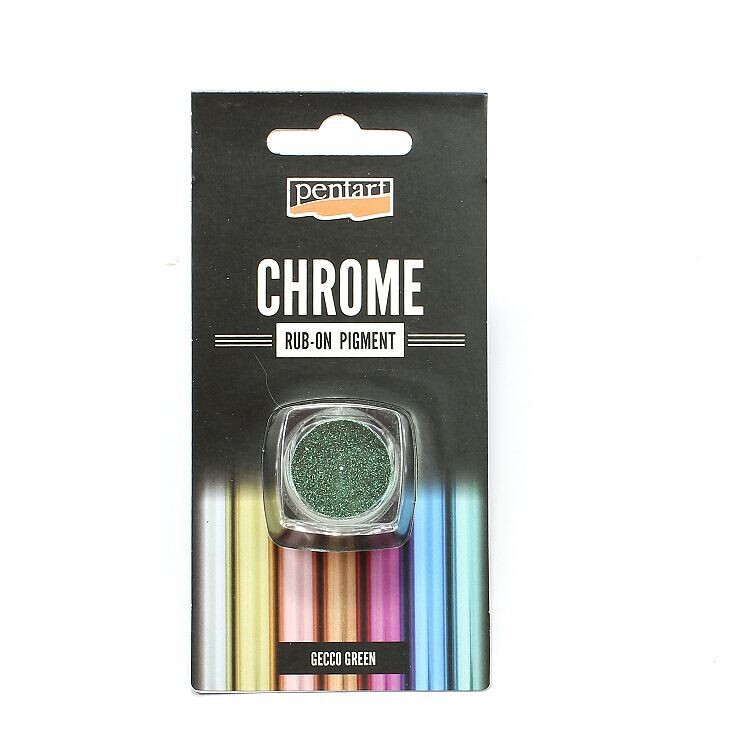 Rub on pigment chrome Gecco green