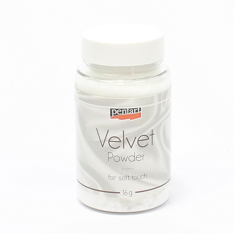 Velvet powder White