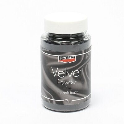 Velvet powder black