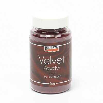 Velvet powder Red Brown