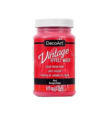 DecoArt Vintage effect wash Red