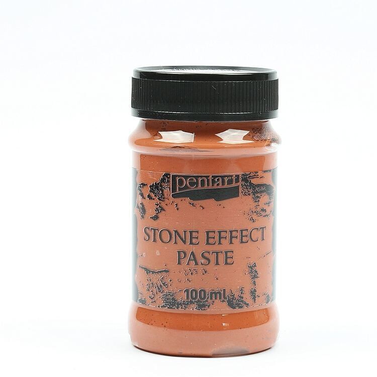 Stone effect paste Terracotta