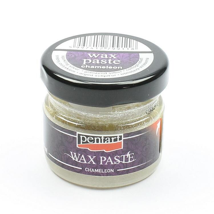 Wax paste chameleon sparkling silver