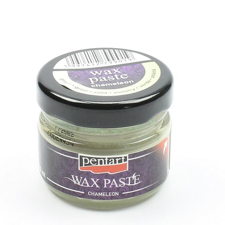 Wax paste chameleon green