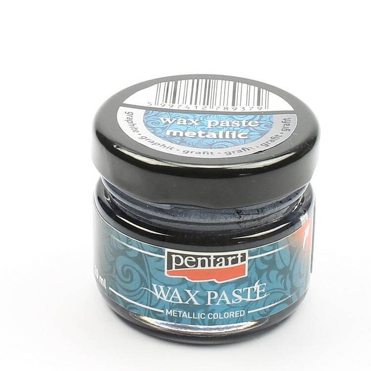 Wax paste metallic colored graphite