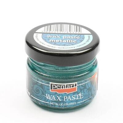 Wax paste metallic colored Turquoise