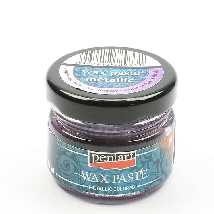 Wax paste metallic colored Purple