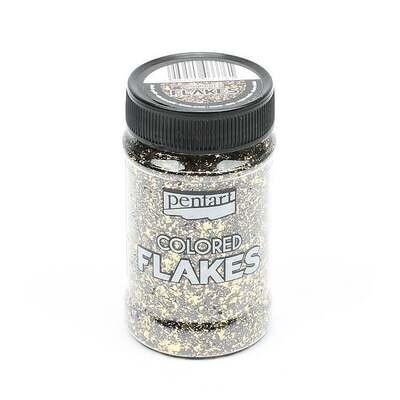 Colored flakes Black gold