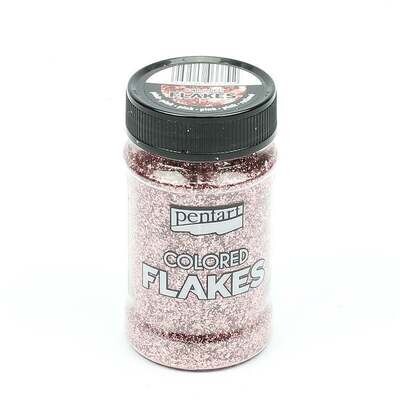 Colored flakes Pink
