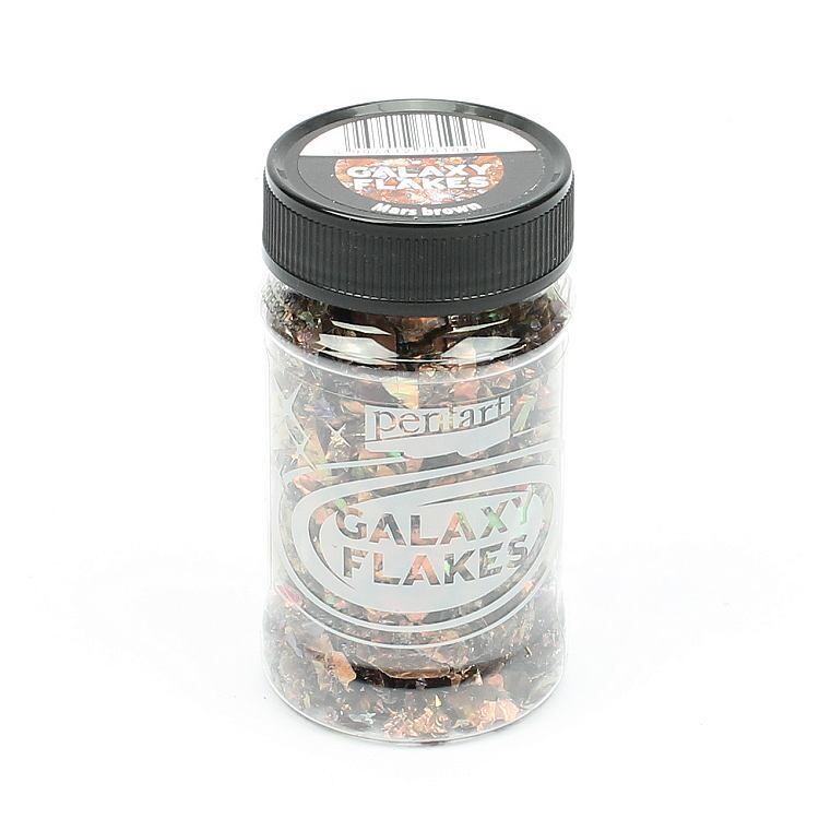 Galaxy flakes Mars brown