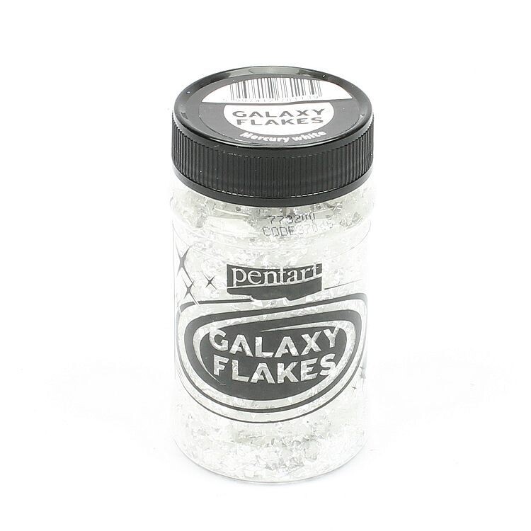 Galaxy flakes Mercury white