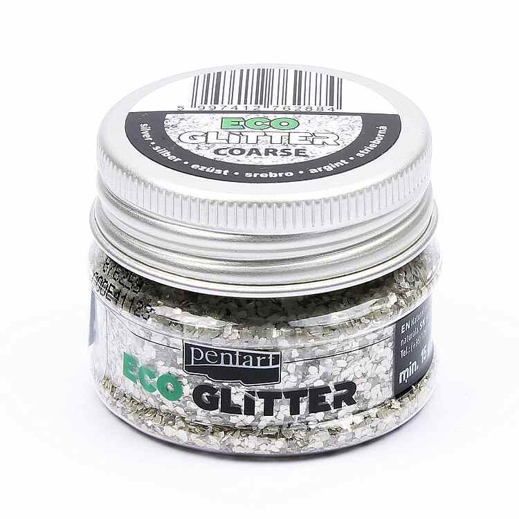 Eco glitter Silver coarse