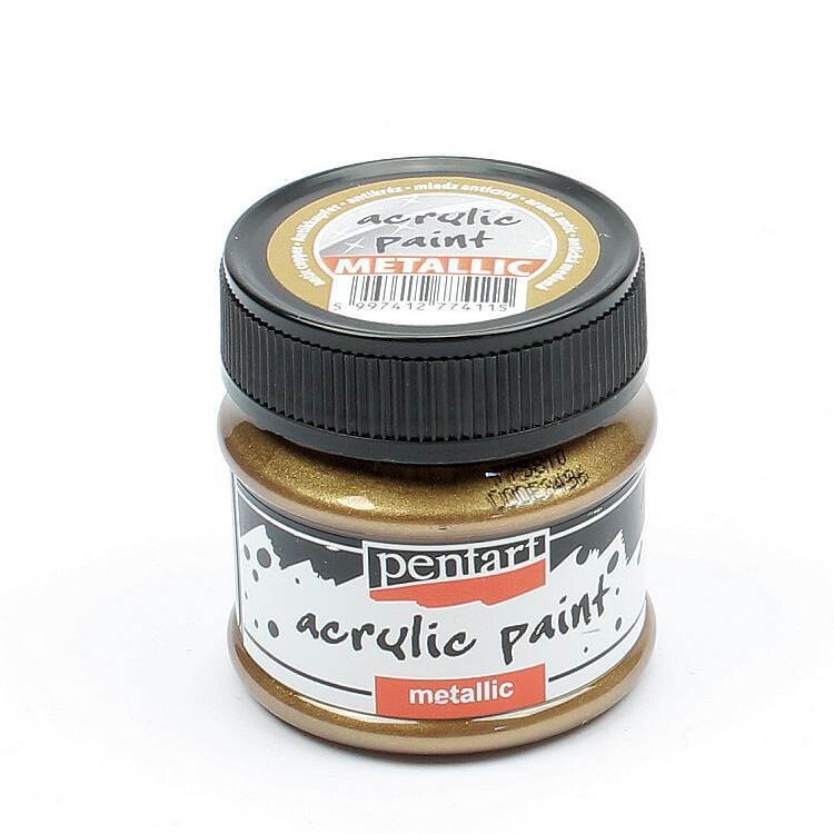 Pentart metallic acrylic paint Antique copper