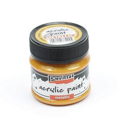 Pentart metallic acrylic paint Orange