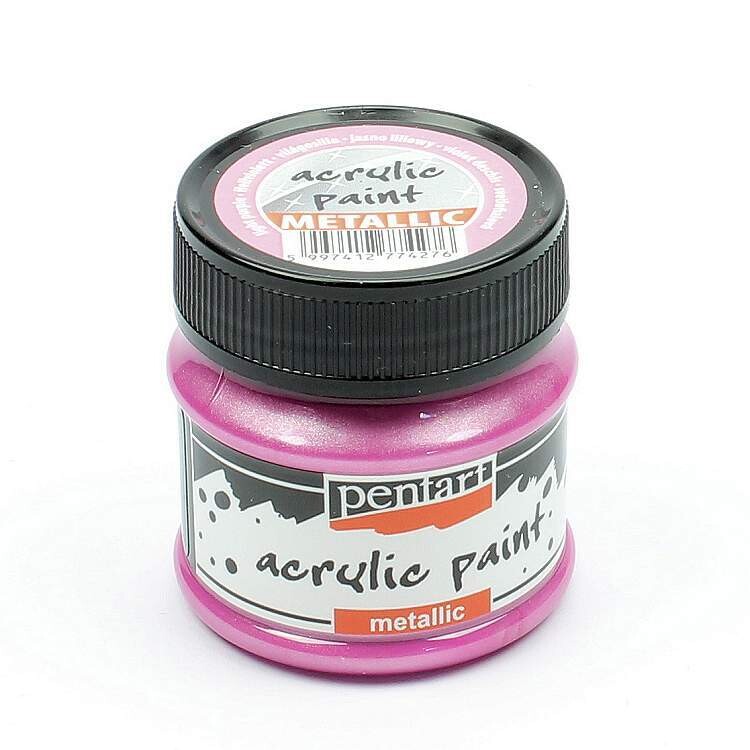 Pentart metallic acrylic paint Light purple